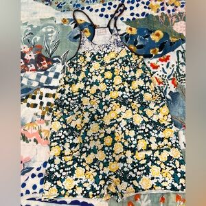 Free People Printed Hot shot romper - Dipped rose